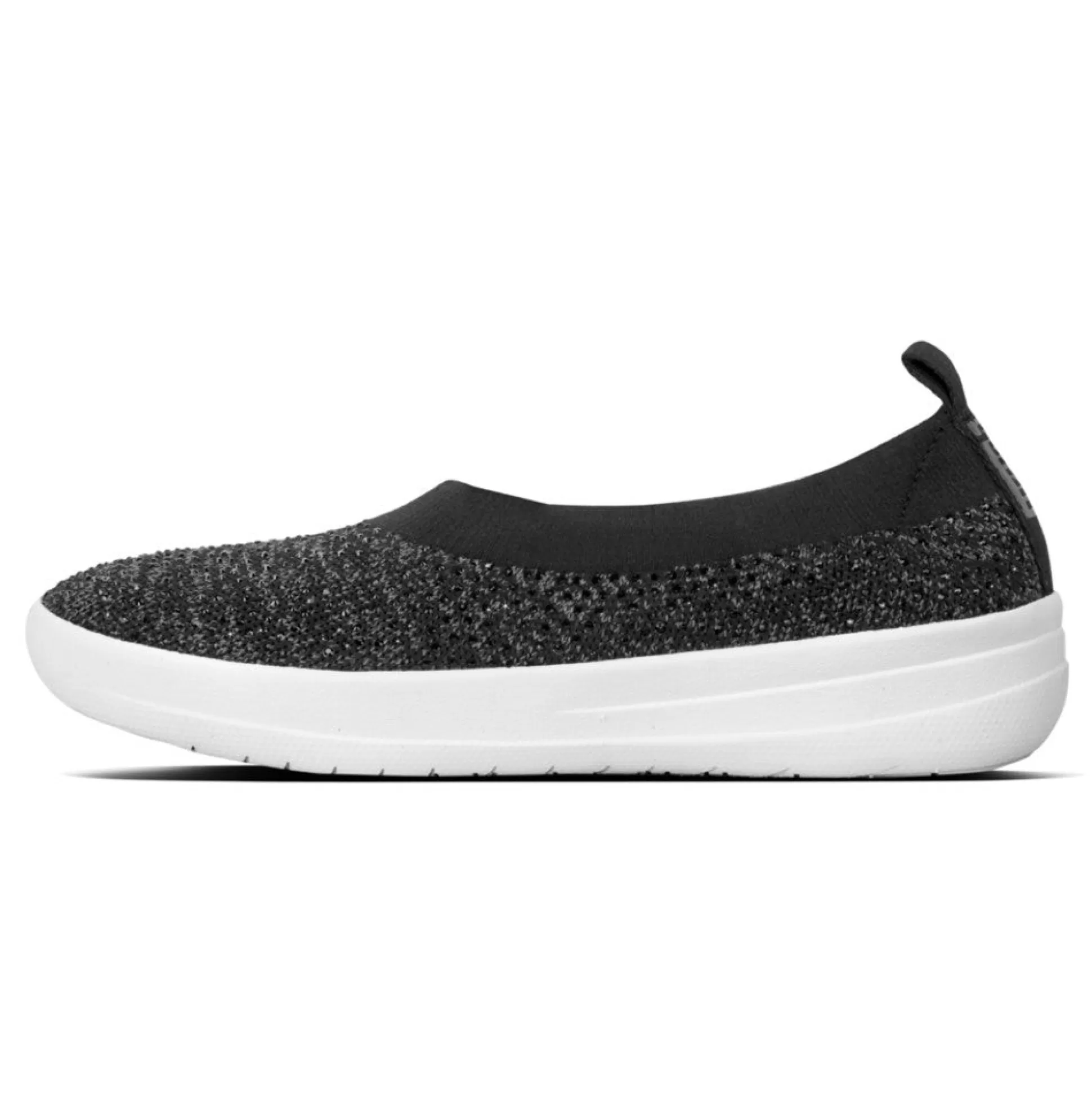 FitFlop Slip Ons< Uberknit Ballerina-Crystals - Footsmart